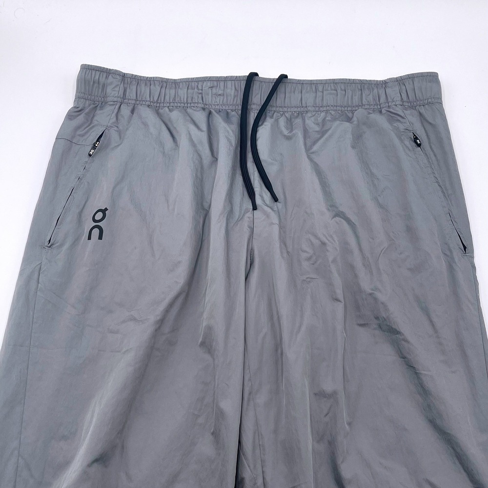 On Running Mens Court Pants Grey Athletic Tennis Training Track Pants Size L